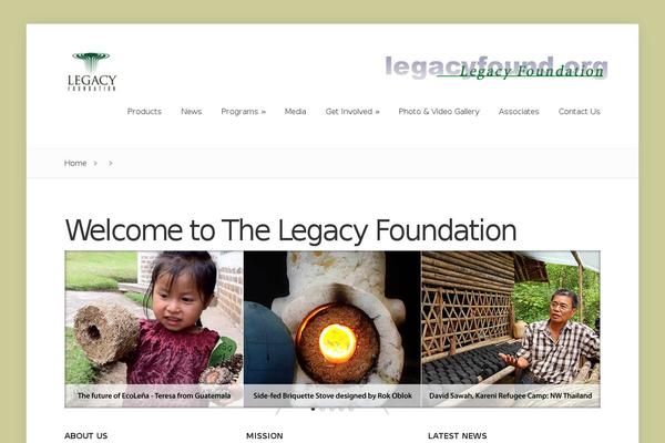 legacyfound.org site used Foxy