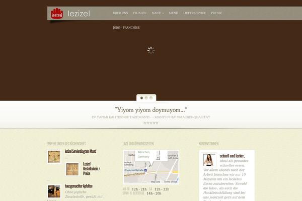 MyCuisine theme site design template sample