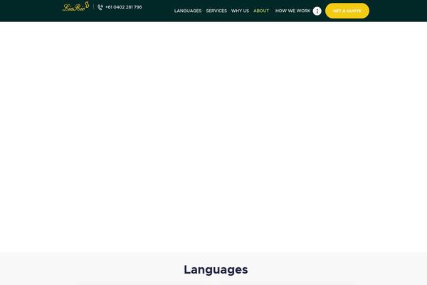 liario.com site used Translang