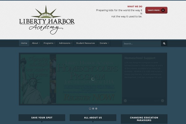 libertyharboracademy.org site used Empire