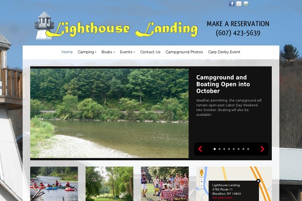 lighthouselandings.org site used Beacon