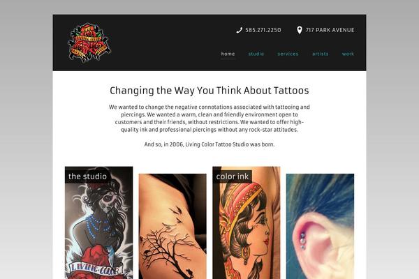 Tattoo Studio Wordpress Theme