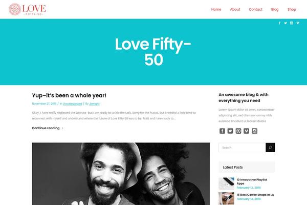 lovefifty50.com site used Suprema