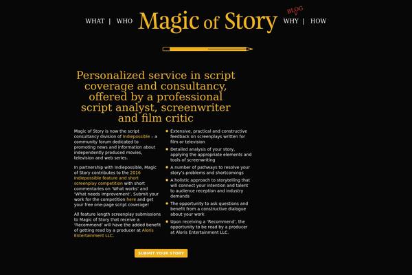 magicofstory.com site used Magic