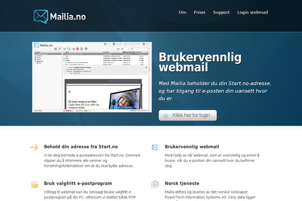 mailia.no site used Optimize