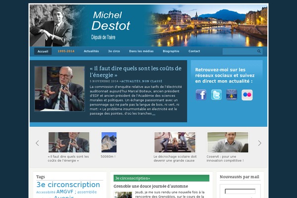 micheldestot.fr site used Mimbo Pro
