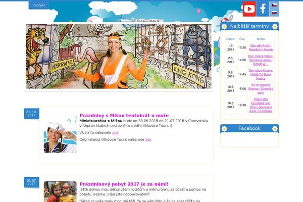 minidiskoteka.cz site used Happy Kids