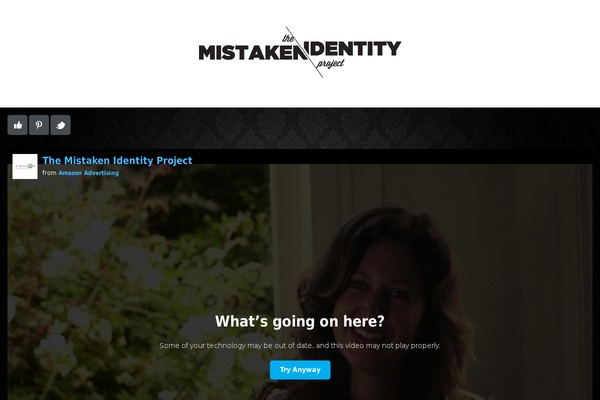 mistakenidentityproject.com site used Gt3-wp-galaxy