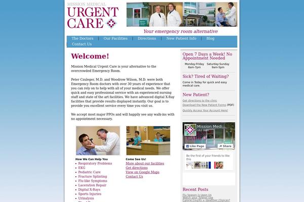 mmurgentcare.com site used Mission