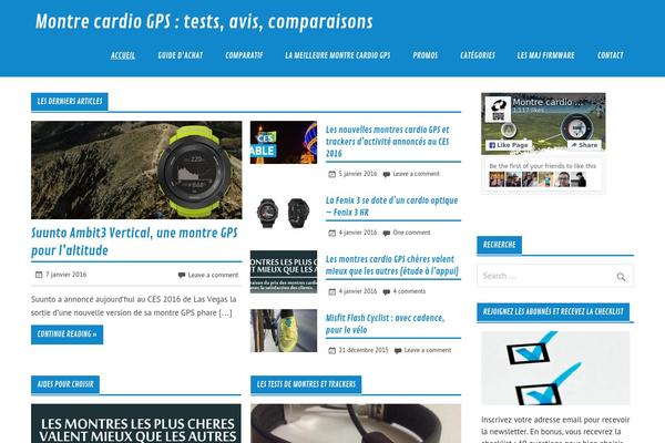 montre-cardio-gps.fr site used Glades