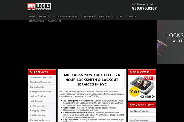 mr-locks.com site used Cloud