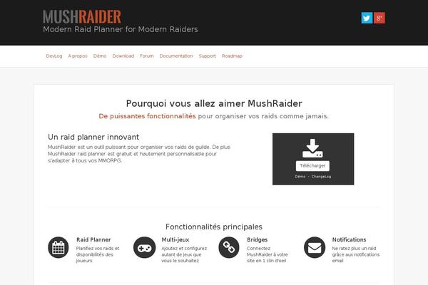 mushraider.com site used CleanPress