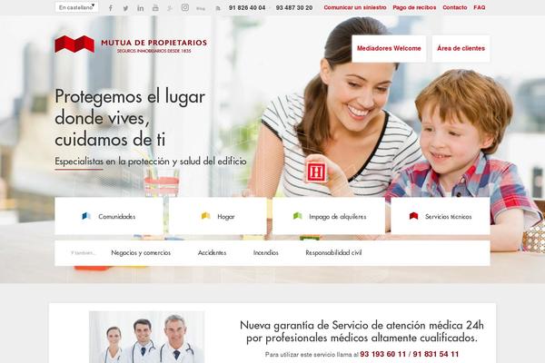 mutuadepropietarios.es site used Hello-theme-child