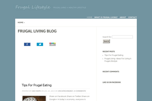 my-frugal-lifestyle.com site used Flexible