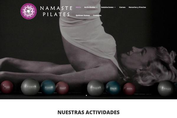 Namaste theme site design template sample