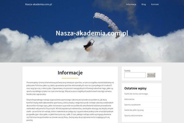 nasza-akademia.com.pl site used Customizable Blogily