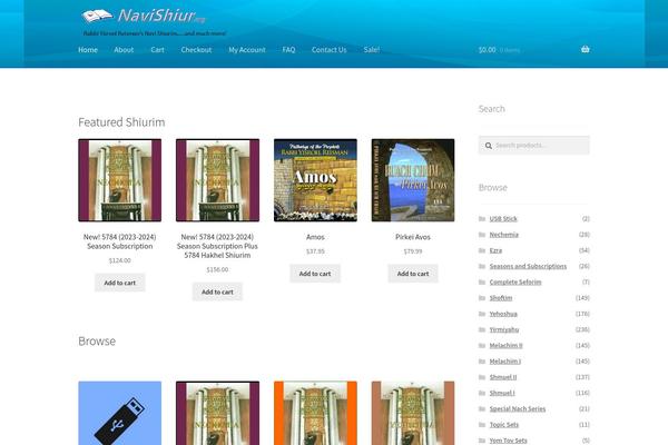 navishiur.org site used Storefront Child