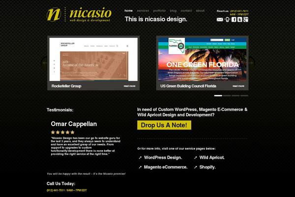 nicasiodesign.com site used Primo