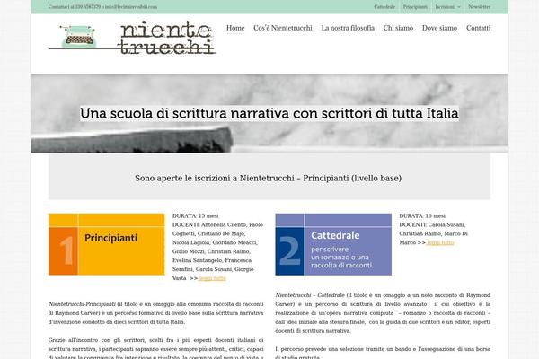 Dante theme site design template sample