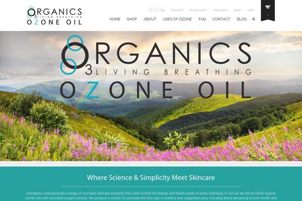 Oxygen theme site design template sample