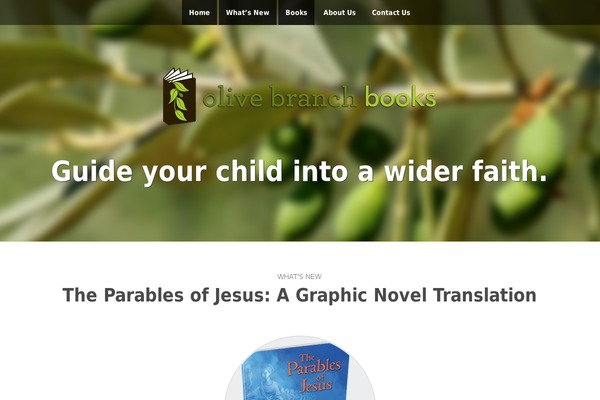 olivebranchbooks.net site used The One Pager