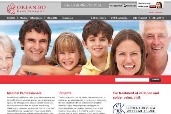 orlandocardiology.com site used Medicare