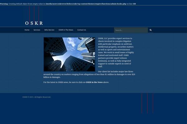 oskr.com site used Empire