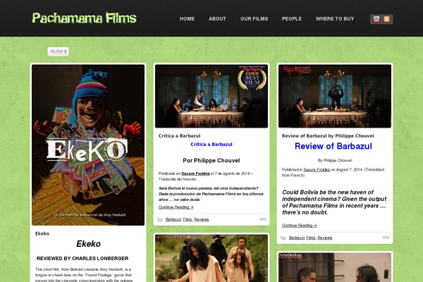 pachamamafilms.com site used Clean Magazine