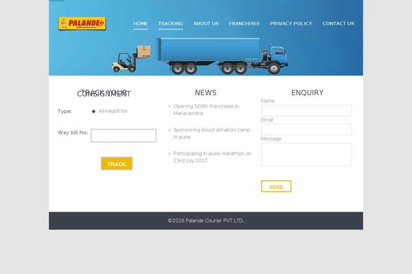Global Logistics theme site design template sample