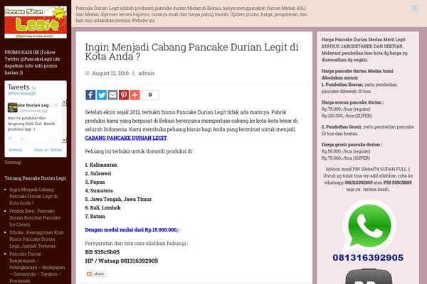 pancake-durian.com site used Hudson