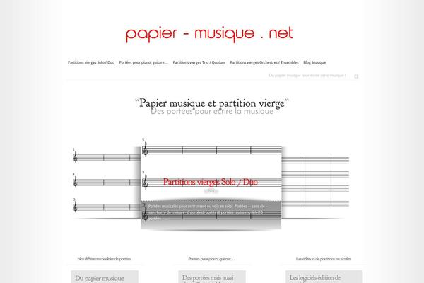 Modest theme site design template sample