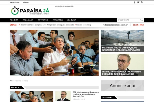 paraibaja.com.br site used Newspaper Child