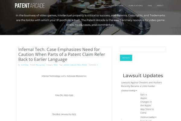 patentarcade.com site used Oshine
