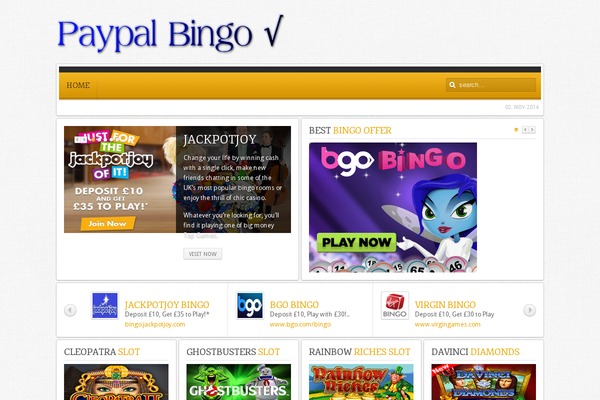 paypal-bingo.com site used Revista