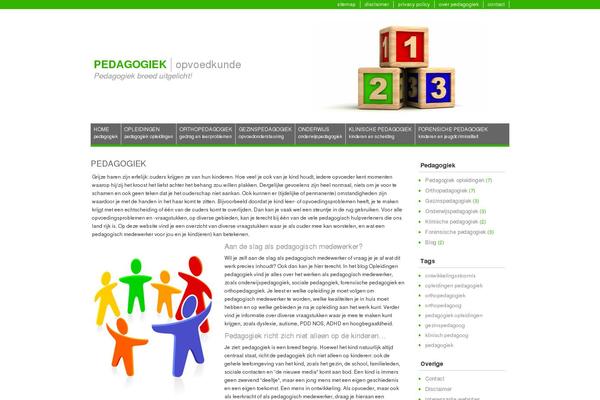 pedagogiek.org site used Grid Focus
