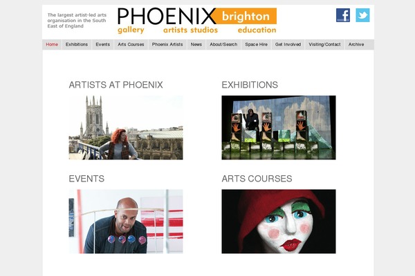 Phoenix theme site design template sample