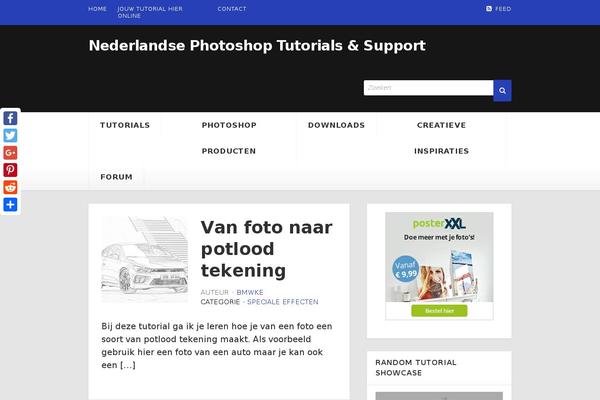 photoshop-tutorials.nl site used Convergence