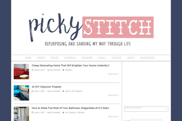 pickystitch.com site used Genesis-sample