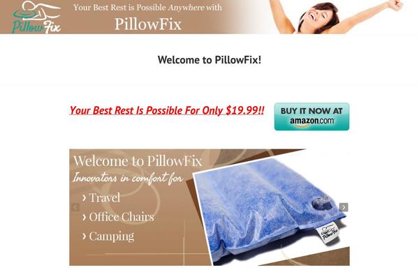 pillowfix.com site used Edin