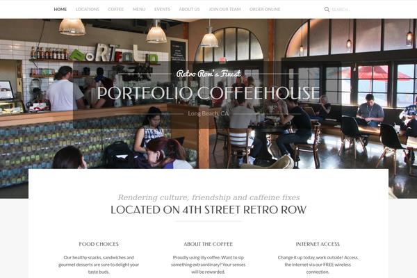 portfoliocoffeehouse.com site used Eat