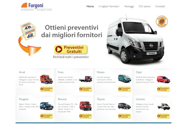 preventivi-furgoni.com site used Creator