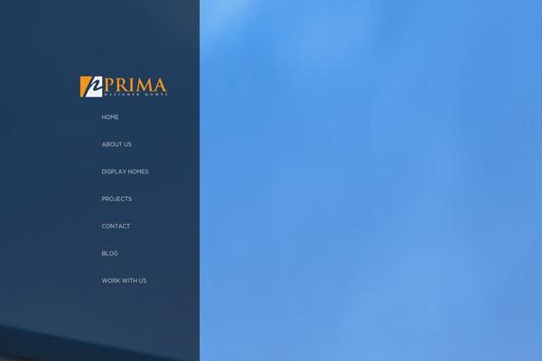 Prima theme site design template sample