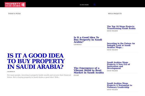 propertysaudiarabia.com site used Newspaper Child
