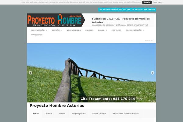 proyectohombreastur.org site used Neo