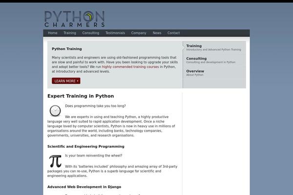 pythoncharmers.com site used The Station