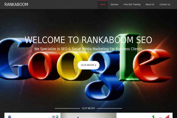 rankaboom.com site used Agency Pro