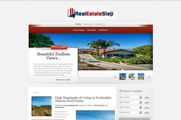 ElegantEstate theme site design template sample