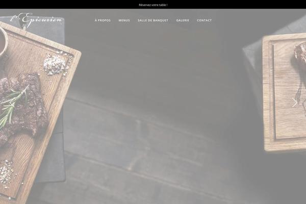 Savory theme site design template sample