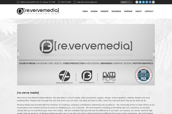 revervemedia.com site used Cinerama