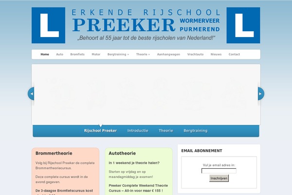rijschoolpreeker.nl site used Delegate